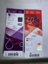 London 2012 Summer Olympics Tickets/Stubs - Boxing & Athletics Events