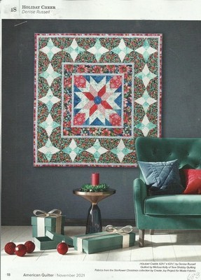 E0636 HOLIDAY CHEER WALLHANGING QUILT PATTERN/INSTRUCTIONS
