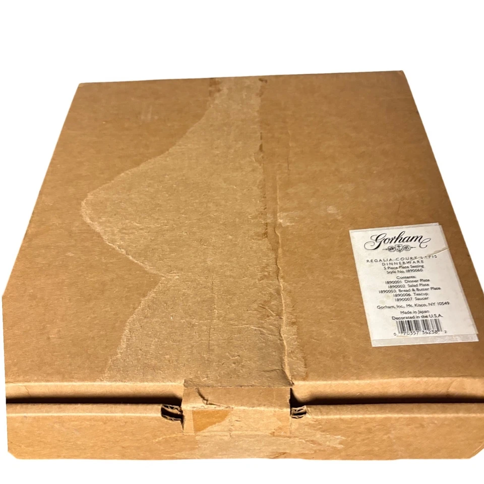 Conjunto de louça Gorham Regalia Court Lapis 5 peças estilo 1890060 - Imagem 4 de 4