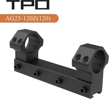 TPO 3/8" Dovetail Scope Rings 1.2" Height Mount for 11mm Dovetail Rail Airsoft