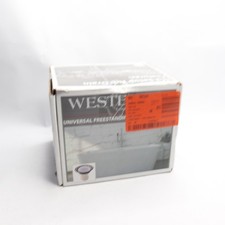 Westbrass Island Drain Assembly for Freestanding Bathtub PVC TC3PWB