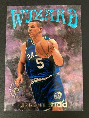 1995-96 Topps Stadium Club Wizard W5 Jason Kidd (lesen)