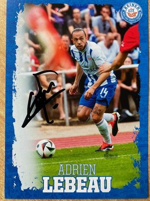 Autogrammkarte Adrien Lebeau -  FC Hansa Rostock 2024/2025 - Saisonstart