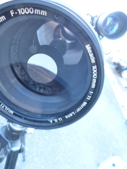 Meade Telescope D90mm F1000mm w/45° Eyepiece Diagonal & Tripod Refractor Japan - Image 4 of 4