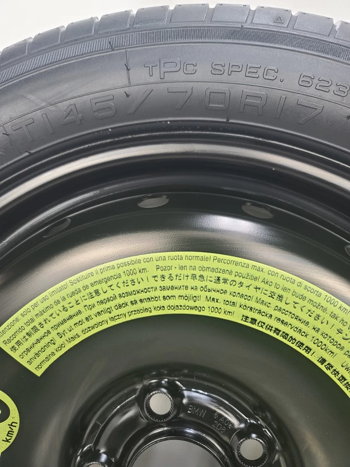 Spare Tire 17'' (5 Lugs) Fits: 2011-2017 Mini Cooper Countryman - Image 3 of 4