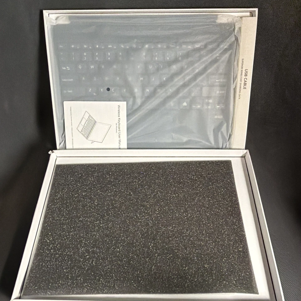 Ultra-thin Keyboard for Microsoft Surface Pro 7+/7/6/5/ 4/ 3 Cobalt w/Backlight - Image 2 of 4