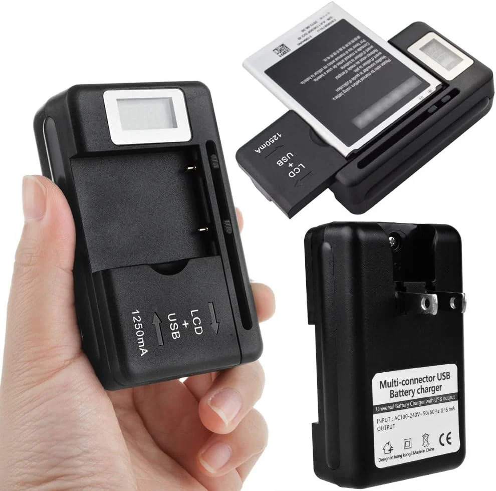 Universal Battery Charger for Samsung AB663450GZ Convoy 2 SCH-U640 SCH-U660