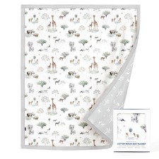 Cotton Muslin Quilt Blanket - Silky Soft and Breathable ' Throw Blanket, Over...