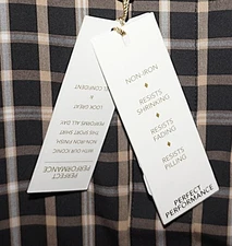 Roundtree Yorke Gold Label Perfect Performance Non Iron Shirt Black Tall 3XT (2)