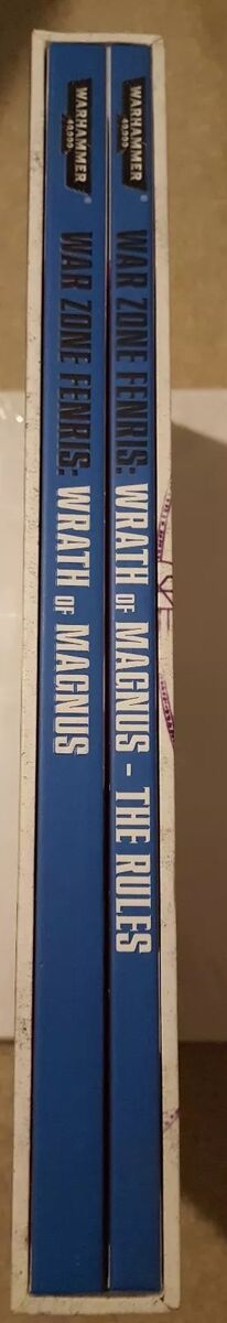 WRATH OF MAGNUS - WARHAMMER 40,000 40K - GAMES WORKSHOP - 2X HARDCOVER  BOOKS