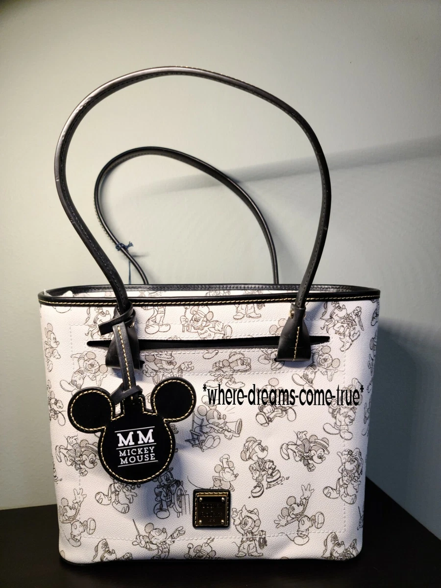 Mickey mouse through the years tote by dooney & best sale bourke