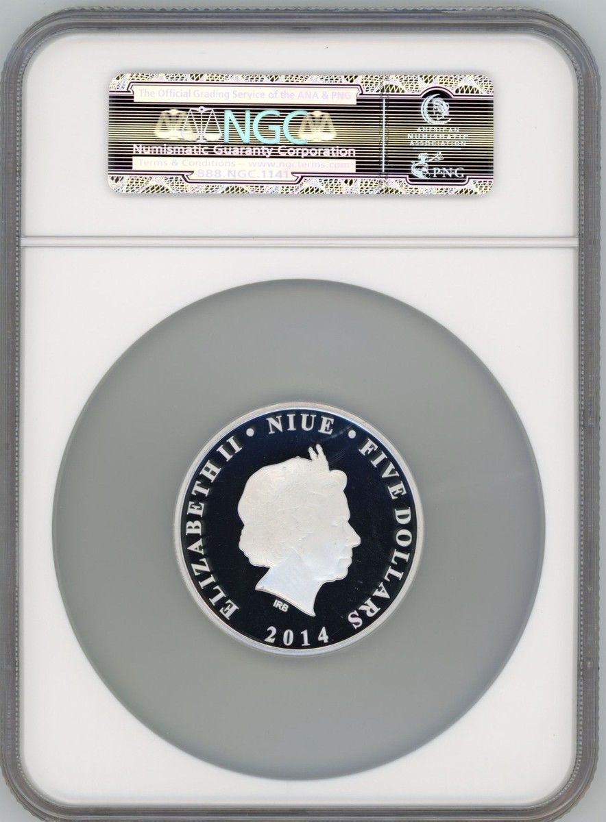 【日本未発売】ニウエ銀貨 Niue 2021年 バットマンNGC鑑定品 2021 Niue $2 1-oz Silver Batman Emblem Shaped Colorized Gem