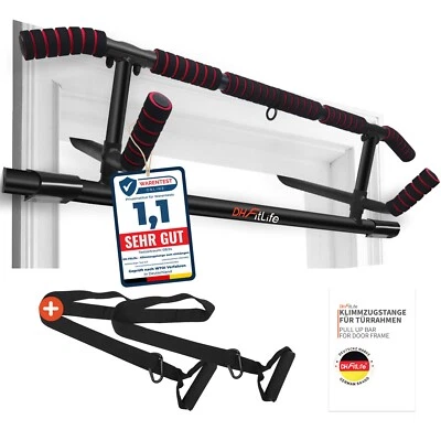 MARKENLOS DH FitLife Klimmzugstange Türrahmen ohne Schrauben für Türrahmen 70-92cm