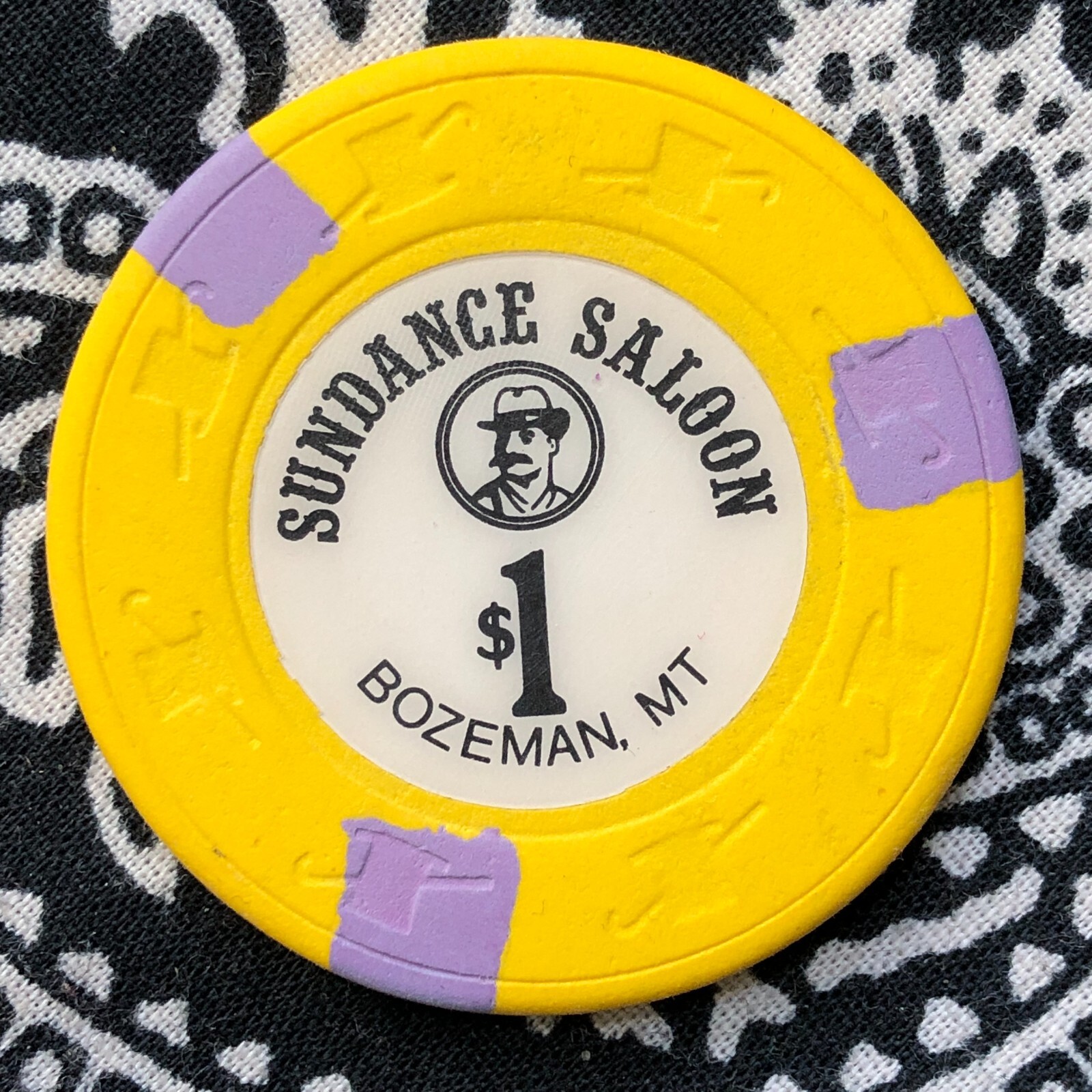 Sundance Saloon 1 Bozeman, Montana Gaming Poker Casino Chip eBay
