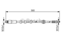 Bosch Bremsschlauch 1 987 476 093
