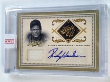 Rickey Henderson ⚾2011 Panini Prime Cuts Hats Off Auto Jersey Relic #'d 24/25 ⚾️