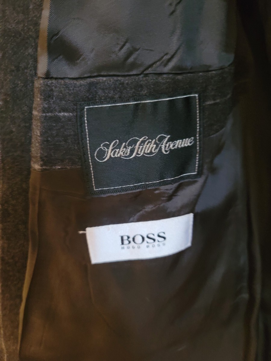 VTG Saks Fifth Avenue Hugo Boss Wool Cashmere Suit Jacket VTG Saks Fifth Avenue Hugo Boss Wool Cashmere Suit Jacket