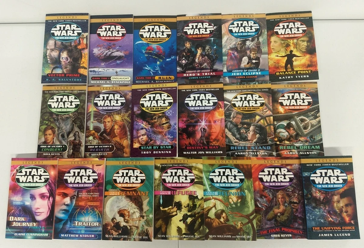 Star Wars 19 Book lot New Jedi Order Vol. 1 19 Complete Legends