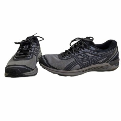 Asics Gel Sileo 10.5 Mens Sneakers Gray Black Athletic Running Carbon Workout 