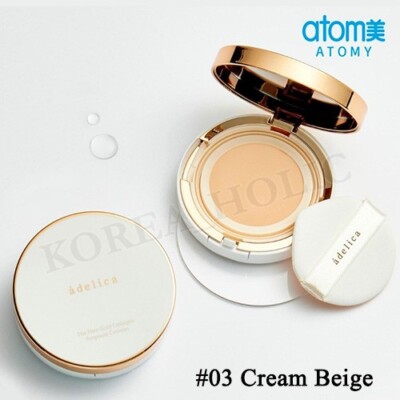 ATOMY Adelica The New Gold Collagen Ampoule Cushion 14g x 2ea #3 Cream Beige
