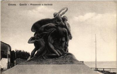 CPA AK GENOVA Quarto - Denkmal für Garibaldi ITALIEN (395505)
