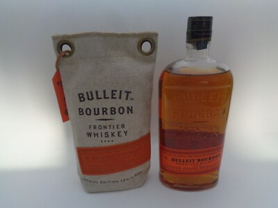 Bulleit Bourbon Frontier Whiskey 700ml.  45,6%, in einer sehr seltenen OVP