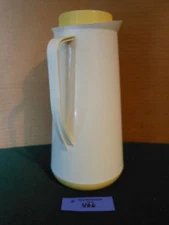Plastic Beverage Pitcher CARNATION Yellow Vintage