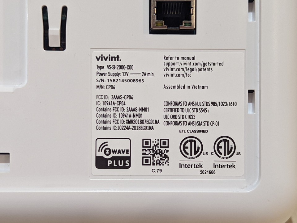 Reboot Vivint Panel Camera Vivint Keypad Battery Replacement