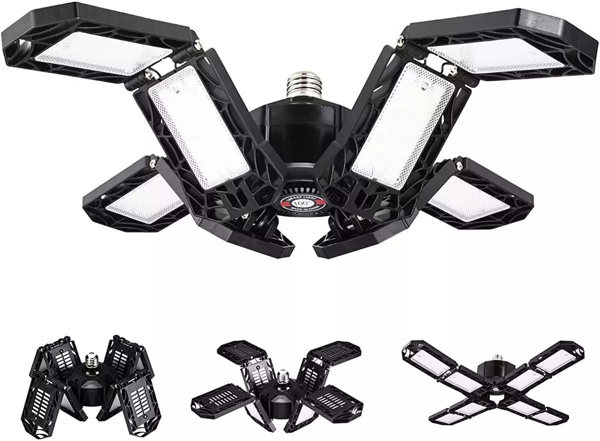Garage Lights 150W LED Garage Light with 8 Leaf Adjustable Panels