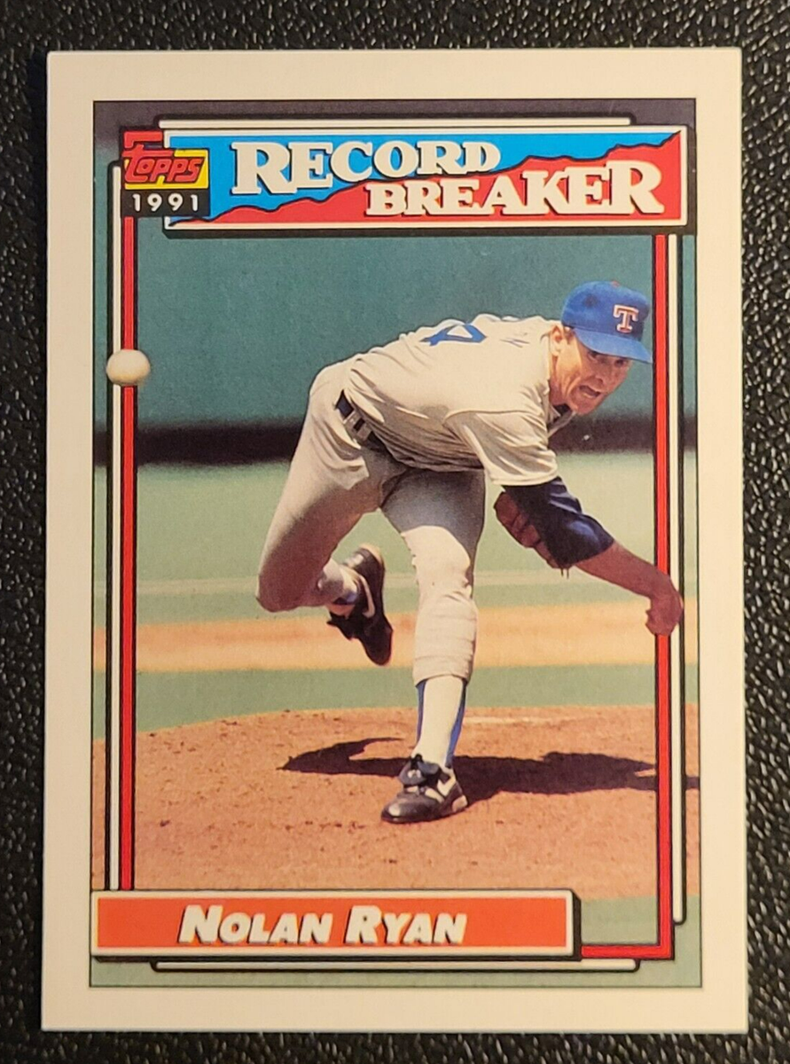 RARE VINTAGE MINT CONDITION NOLAN RYAN RECORD BREAKER #4 TOPPS BASEBALL CARD MT RARE VINTAGE MINT CONDITION NOLAN RYAN RECORD BREAKER #4 TOPPS BASEBALL CARD MT
