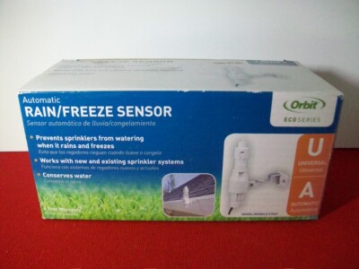 ORBIT ECO SERIES UNIVERSAL AUTOMATIC RAIN/FREEZE SPRINKLER SENSOR #57069 BNIB