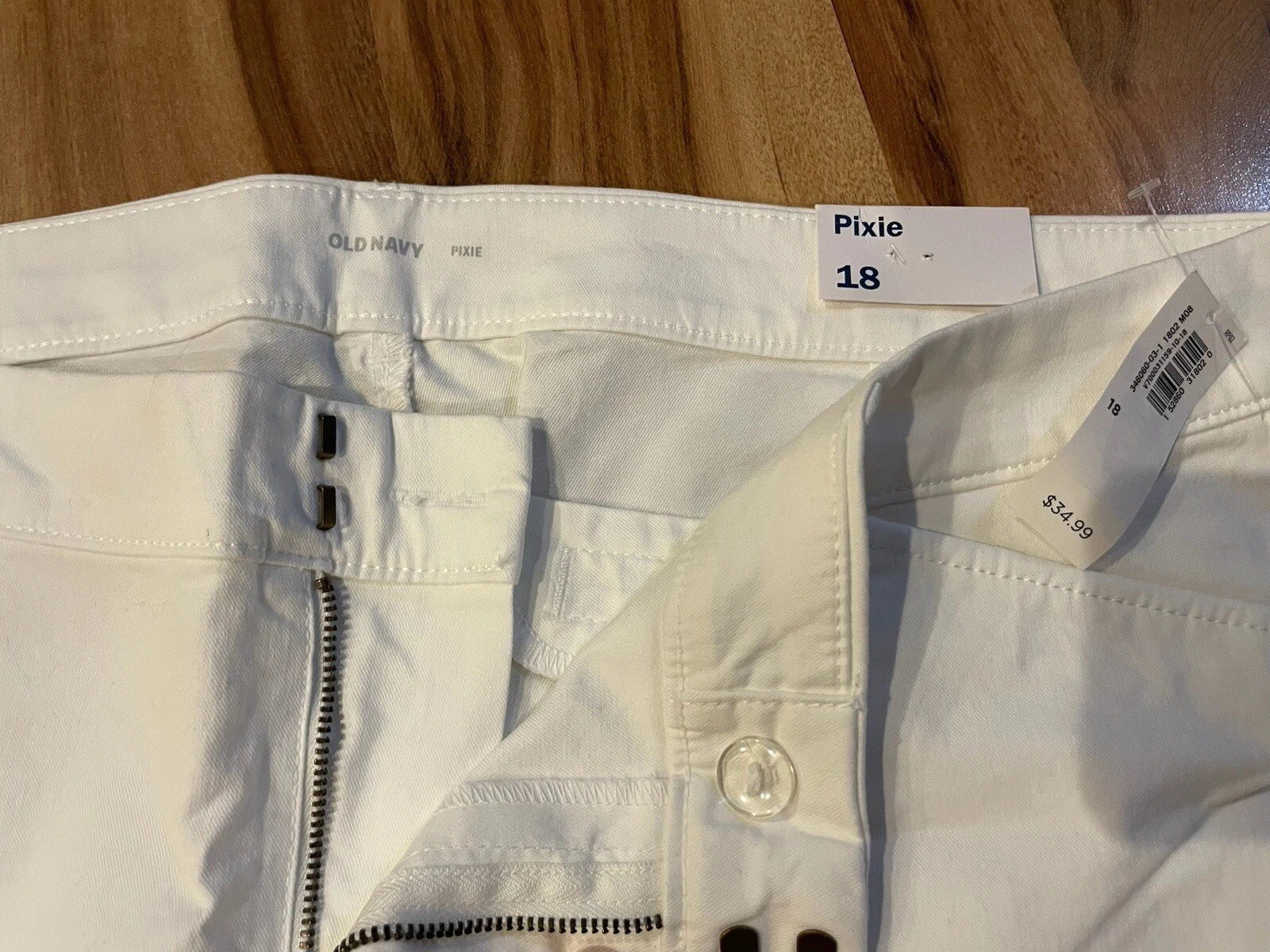 OFF WHITE Vecchione Panta Abitoed Crop Nav Offte White Pi Tg 18ovo Nuo conchette etic