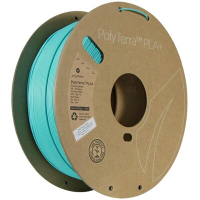 PLA+ Filament Teal 1,75mm 1kg Polymaker PolyTerra 3D Druck