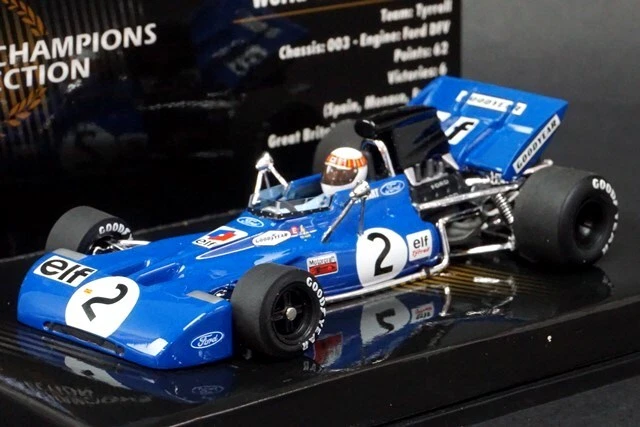 1:43 MINICHAMPS 436710002 Tyrrell Ford 003 J.Stewart German GP Winner 1971 #2