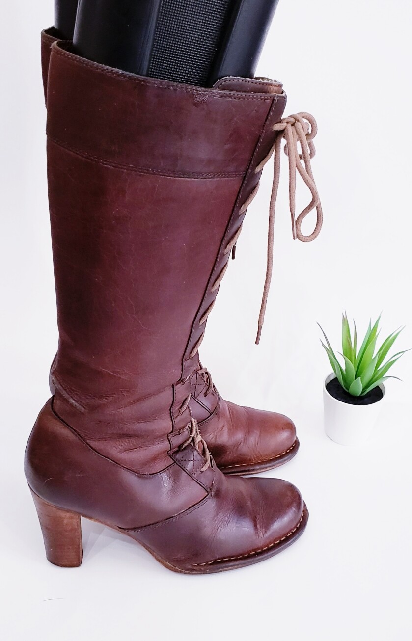 frye villager lace up boots