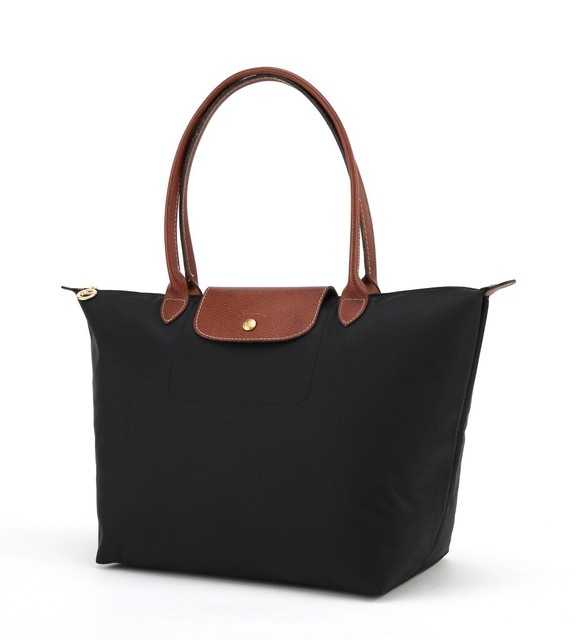 Longchamp Le Pliage Large Nylon Tote Bag Black