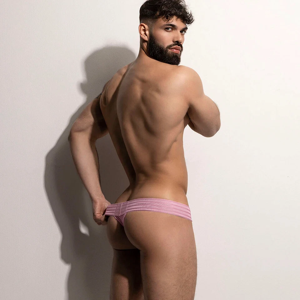C-IN2 men Pitro pink Hard core cotton G-string Thong underwear size S M L XL 2XL - Image 2 of 4