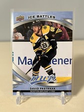 2023-24 Upper Deck MVP Ice Battles #135 David Pastrnak - NHL Hockey Card