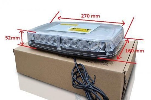 Barra de techo trasera + baliza ámbar + 3 LED de función para Ford Transit MK9 2021+ furgoneta - Imagen 10 de 11