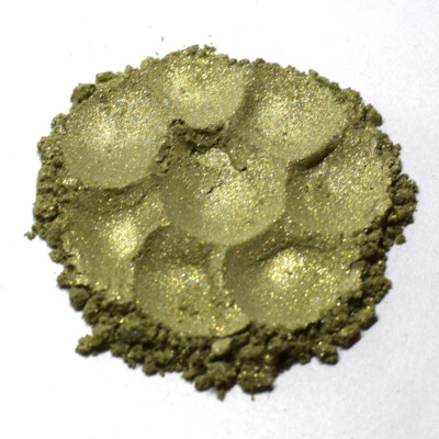PURE ESSENTIALS BARE EYE SHADOW MINERALS/LINER - SHIMMERING LIME- 10G Sifter Jar