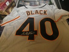 Bud Black San Francisco Giants Signed Replica   Jersey COA 