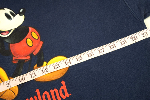Mickey Mouse Sweatshirt VTG 80s Mickey Disneyland Classic Pose Sz S/M Made USA - Picture 7 of 16