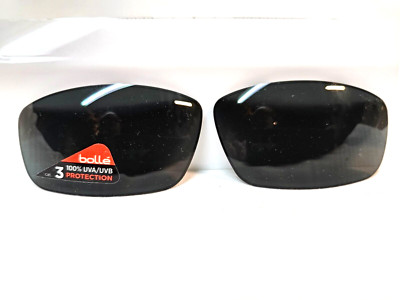 Authentic BOLLE ''PHYTHON'' G-15 Green w Silver Flash Mirror Replacement Lenses b5