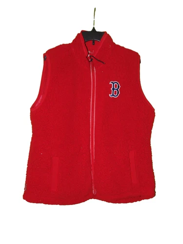Boston Red Sox Antigua Fluffy Vest Jacket 2XL Women New Red