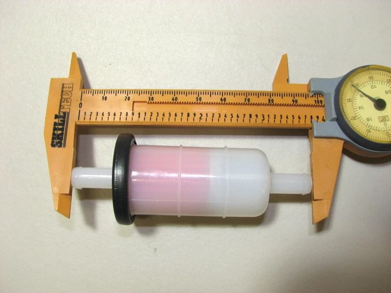 Kawasaki / Honda Motorcycle NEW Replacement Fuel Filter (5/16" / 8mm Fuel Line) - Image 2 of 4