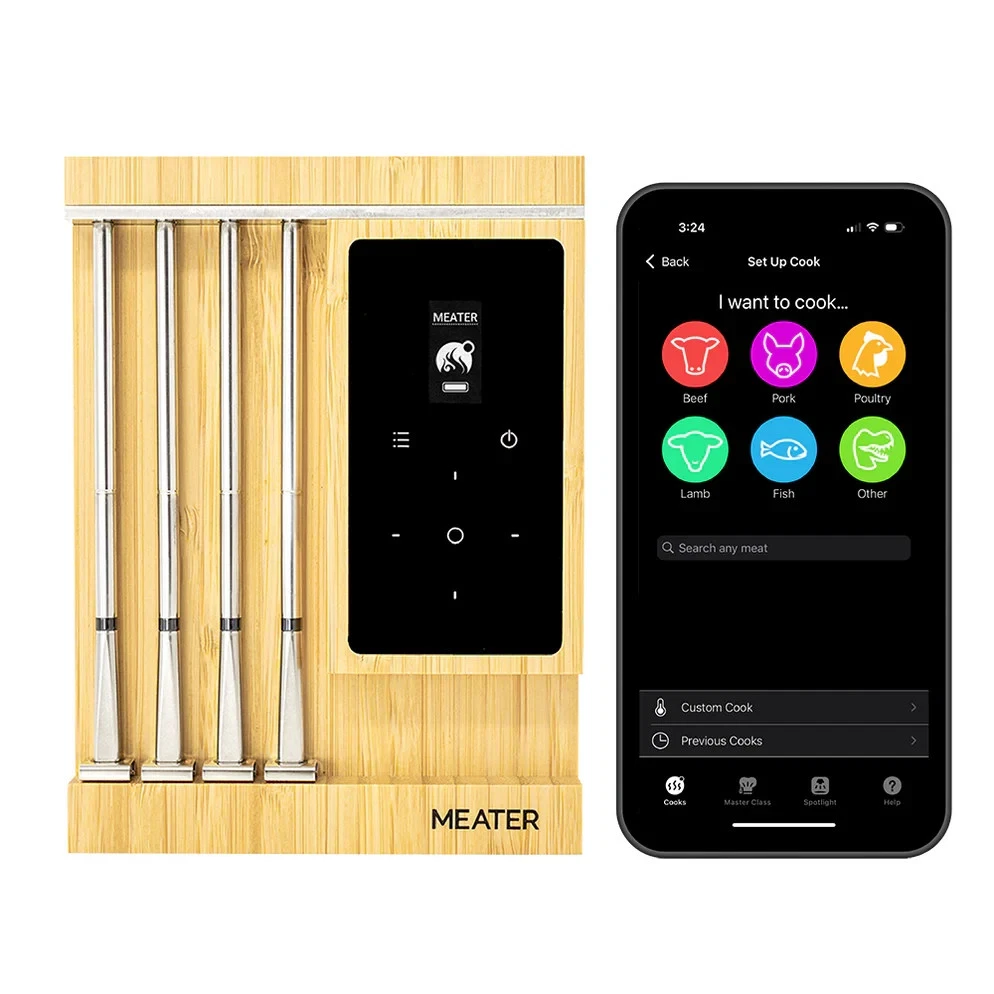 MEATER Block XL Smart Meat Thermometer (4 Probes) WiFi & Bluetooth | NEW SEALED
Opens in a new windo
