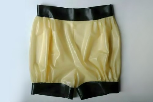 Latex Windel Unterhose L transparent unisex handgefertigt BDSM Rubber Fetisch