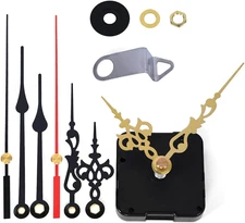 Clock Movement Mechanism Kit with 3 Pack Hands, Silent Sweep Quartz 12888 Motor,