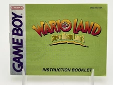 Wario Land Super Mario Land 3 Authentic GameBoy Manual Instruction Booklet READ