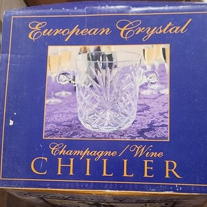 Mikasa Ellipse Lead Crystal Champagne/Wine Chiller Clear VT182/930 DUNE